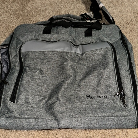 Garment Bag w Shoulder Strap a Hanging Suitcase for Men Women Business Travel - Picture 5 of 8